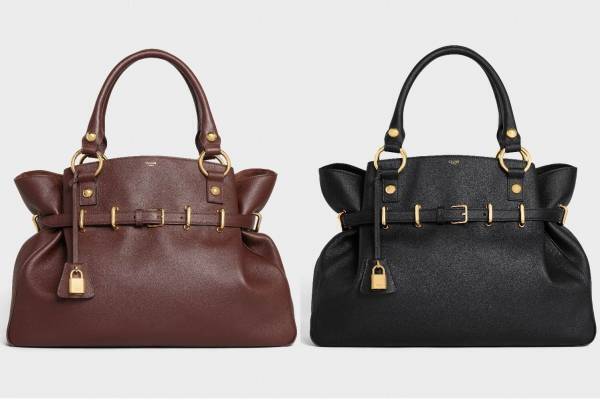 セリーヌ新作バッグ「アニタ」ベルトやパドロックを配したオーバーサイズのトートバッグ