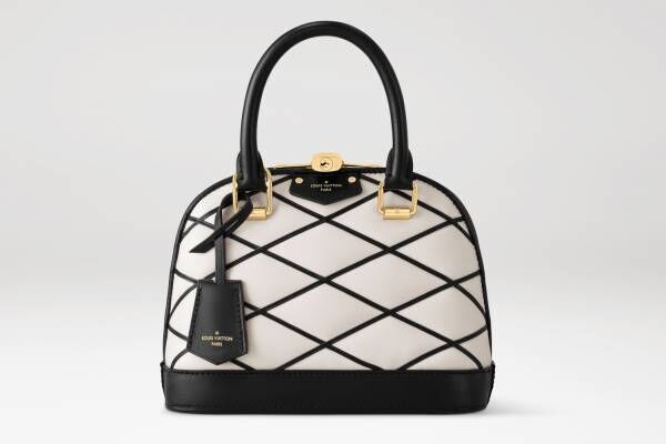 ルイ・ヴィトンのレディースバッグ「アルマ」新作、立体的なひし形パターン＆輝くメタルパーツ