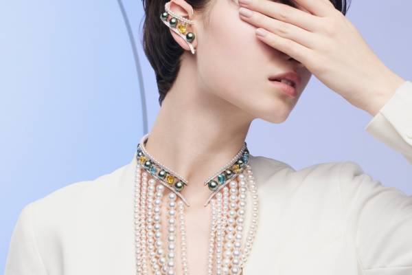 TASAKI アトリエ新作ハイジュエリー、満月の浮かぶ“夜の海”を表したパールネックレスなど