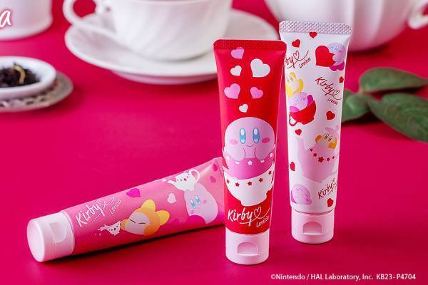 「星のカービィ」“紅茶の香り”ハンドクリーム、ミルクティーやピーチティーなど香りと楽しむ3デザイン