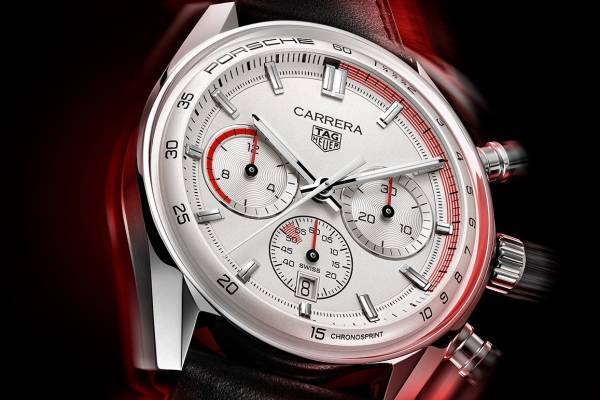 タグ・ホイヤー×ポルシェの新作腕時計、車＆時計の要素を融合した「カレラ クロノスプリント」