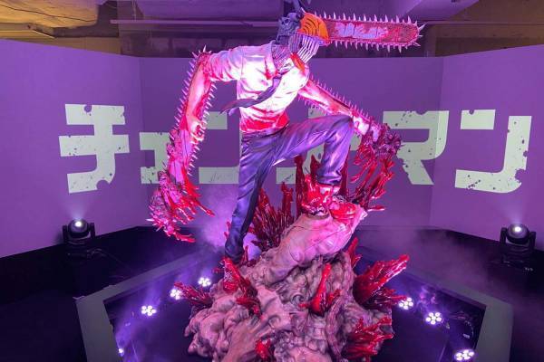 「アニメーション チェンソーマン展」大阪・心斎橋オーパで - アニメ原画など展示、等身大フィギュアも