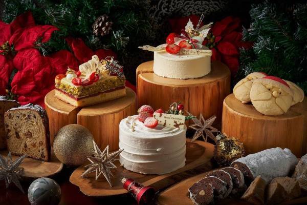 インターコンチネンタルホテル大阪23年クリスマスケーキ、あまおう苺ショートやピスタチオ×ベリータルト