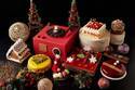 ザ・リッツ・カールトン東京23年クリスマスケーキ、“レコードプレーヤー”型チョコ細工のケーキなど