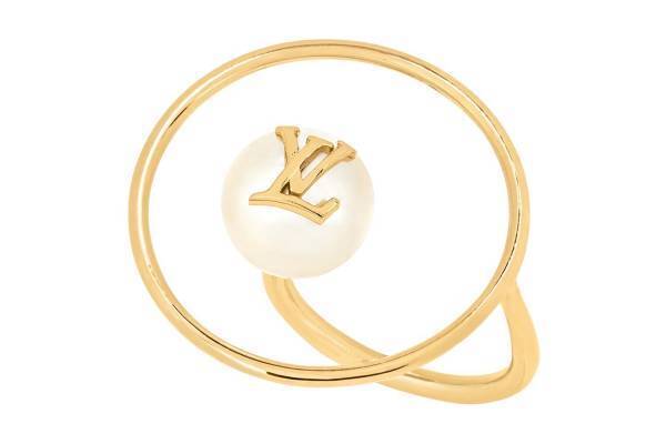 ルイ・ヴィトン新作アクセサリー、ホワイトレジンパール×LV イニシャルのリングやピアス