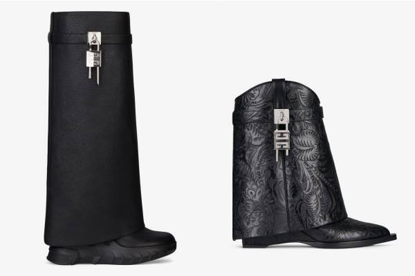 ジバンシィの新作ウィメンズブーツ、“カバー状デザイン”の花柄＆グレインレザーなど