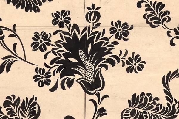 特別展「ある図案家の仕事」港区立郷土歴史館で - 図案家・中山冝一の足跡と宮中の染織デザインを紹介