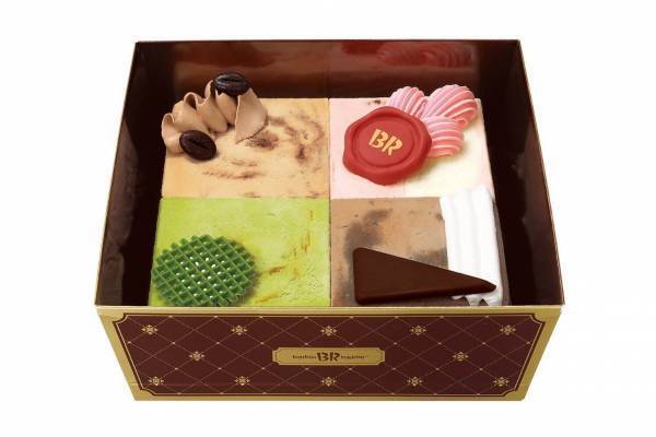 サーティワン新作アイスクリームケーキ「プティケーキ」定番ポッピングシャワーなど4種入り
