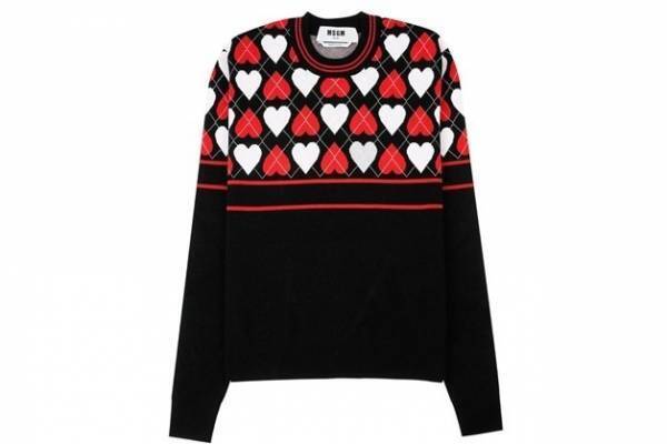 MSGM“ハート”モチーフの新作プリーツスカートやアーガイルニット、人気のキャンバストートも
