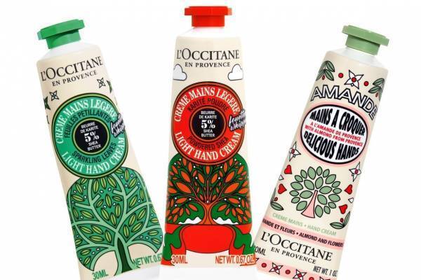 ロクシタン23年クリスマスコフレ第3弾、“木の温もりの香り”のボディケア＆ハンドクリームキット