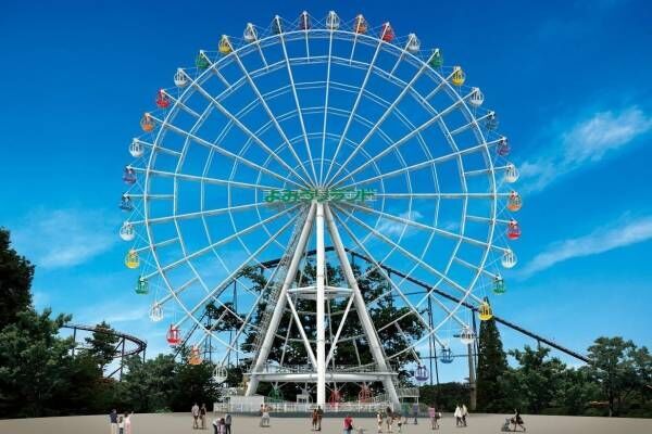 遊園地「よみうりランド」高さ約60mの新観覧車を24年秋新設、都心ビル群や富士山を一望