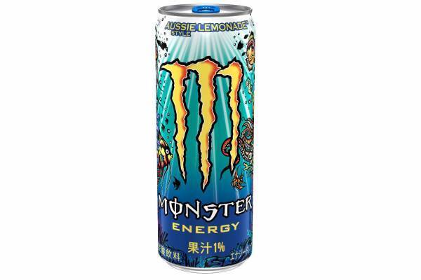 エナジードリンク「モンスター」レモネード味の新作、爽やか“果汁”配合×エナジーブレンドで
