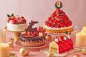 グランドニッコー東京ベイ 舞浜クリスマスケーキ2023、“赤いツリー”着想苺たっぷりタルトなど