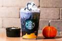 スターバックスのハロウィン限定「Booooo フラペチーノ」“真っ黒”なキャラメル×パンプキンプリン