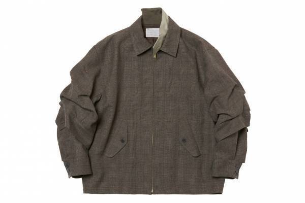 カラー“二重の袖”を配した限定チェック柄ブルゾン＆変形スニーカー、京都バル限定ストアで