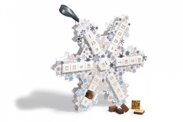 ラ・メゾン・デュ・ショコラのクリスマス限定チョコ、“雪の結晶”型アドベントカレンダーなど
