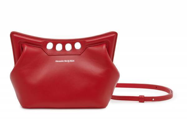 アレキサンダー・マックイーン「ピーク」バッグからミニサイズ、“ナックル風”ハンドル＆ストラップ付き