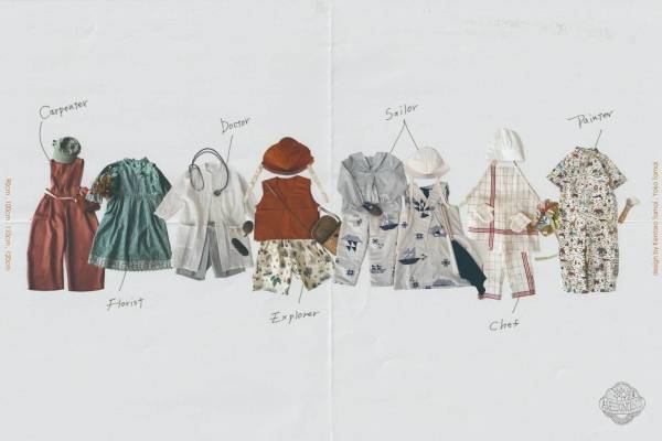アシードンクラウドのソーイング本『こどものあそびぎ』花屋や探検家など“子供用の仕事着”を作れる書籍