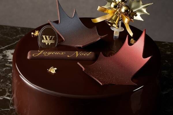 ヴィタメール23年クリスマスケーキ、艶めくチョコレートを纏ったケーキ&amp;“大粒苺入り”ショートなど