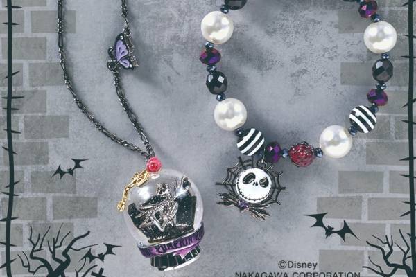 アナ スイ『ナイトメアー・ビフォア・クリスマス』新作ジュエリー、“ジャック”のネックレスなど