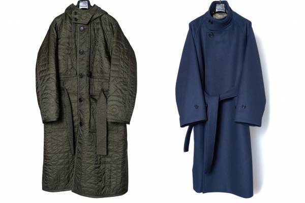 レインメーカー“枯山水”着想のキルティングコート＆スタンドカラーのメルトンコート