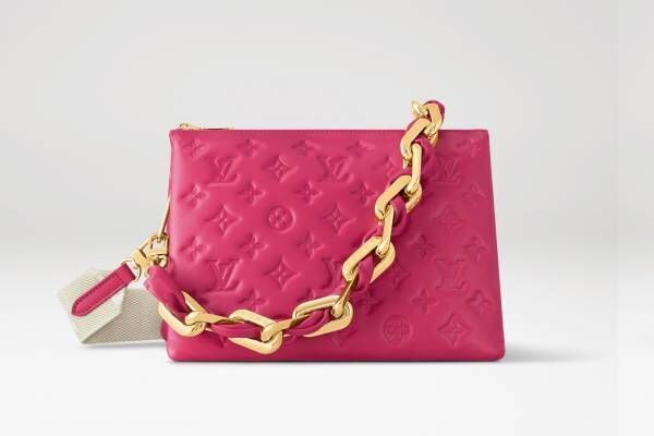 ルイ・ヴィトン“クッション着想”バッグ「クッサン」新色、鮮やかピンク＆ブルーのバッグや財布