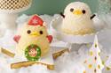 ひよこ型スイーツ「ぴよりん」がサンタ＆ふんわり雪だるまに、クリスマス限定発売