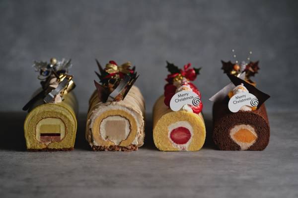 「自由が丘ロール屋」2023年クリスマスケーキ、ショコラ×紅まどんなのロールケーキなど