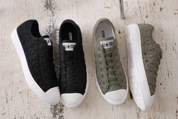 コンバースの軽量スニーカー「オールスター ライト」星型キルティング×ナイロンアッパーで