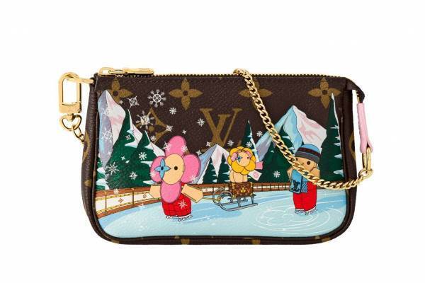 ルイ・ヴィトンの23年クリスマス、マスコット「ヴィヴィエンヌ」の財布やバッグ「ナノ・スピーディ」など