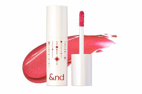 ロムアンド＆ローソンの共同開発コスメ「アンド バイ ロムアンド」23年冬限定“ラメ感”リップティント