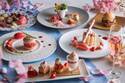 “いちご×桜”の限定スイーツコースが品川プリンスホテルで、ピンク色の桜パンナコッタ＆タルトなど