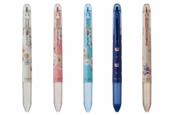 ポール ＆ ジョー“猫のヌネットやテディベア”を描いた多色・多機能ペン、パイロットの文房具とコラボ