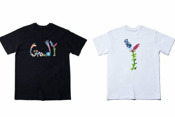 グラウンド ワイ×SUMIRE新作Tシャツ2型、“ヘビ＆花”など自然モチーフのロゴを配して