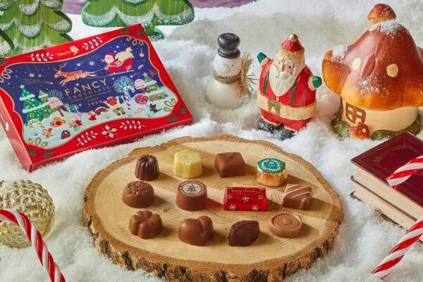 メリーチョコレート23年クリスマス、“絵本型ボックス”入りミルフィーユ＆アドベントカレンダーなど