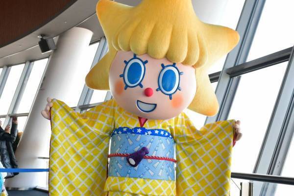 東京スカイツリータウンのお正月イベント、新年特別ライティングや晴れ着姿のソラカラちゃんグリーティング