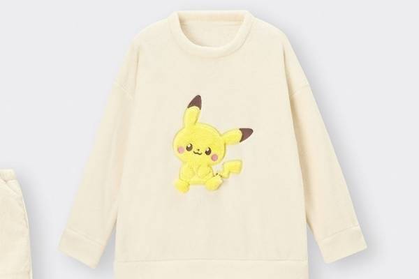 GU「ポケピース」ピカチュウやニャスパーのふわふわルームウェア、フェイクファーバッグも