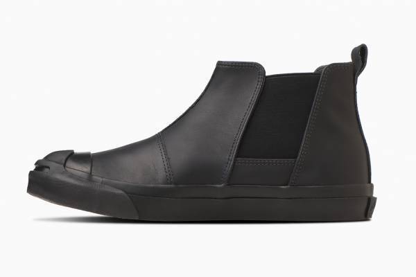 コンバース「ジャックパーセル」新作スニーカー、サイドゴア仕様のレザーアッパーで