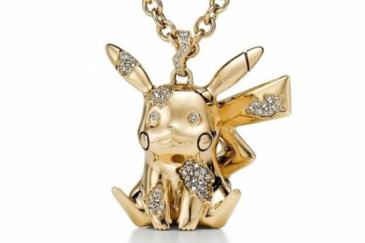 ティファニー“彫刻”ポケモンジュエリー、ピカチュウのネックレスなど  