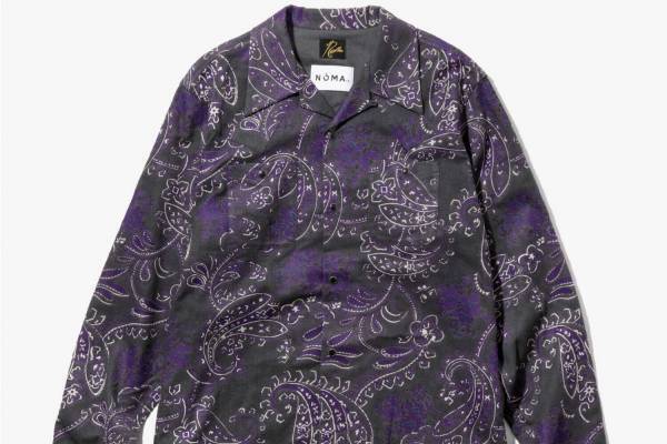 ニードルズ×ノーマティーディーのシャツやカーディガン、パープルのペイズリー＆レオパードで