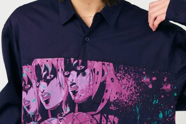 グラニフ×アニメ『ジョジョの奇妙な冒険』パーカーやシャツ、“波紋”やディアボロの無限地獄を表現