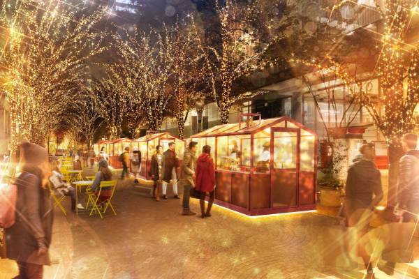 東京・丸の内のクリスマスマーケット、帝国ホテルのキッチンカー＆アンティークショップなど出店