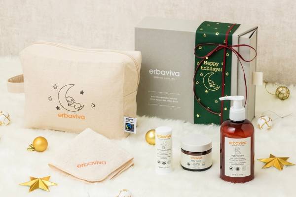 エルバビーバ23年クリスマスコフレ、赤ちゃんから大人まで保湿ケアできる「ベビーバター」が主役のコフレ