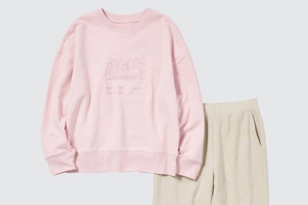 ユニクロ×ミッフィー「ウルトラストレッチ」新作ルームウェア、“眠るミッフィー”など煌めくプリントで