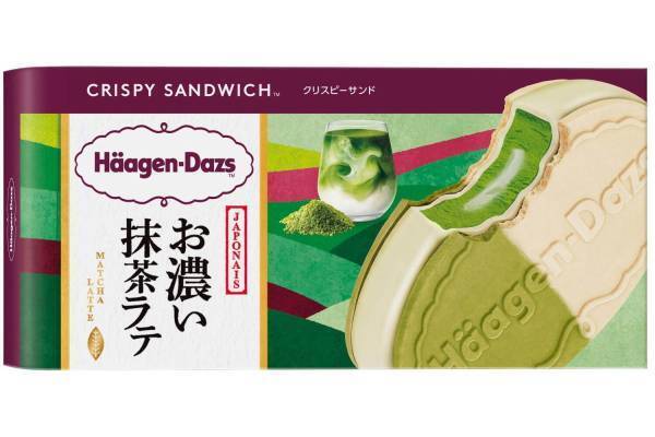 ハーゲンダッツの新作「ジャポネ クリスピーサンド お濃い抹茶ラテ」全国セブン‐イレブン限定で