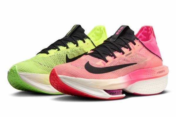 ナイキ23-24年“駅伝”シューズ、鮮やかピンク×ネオンカラーの「アルファフライ 2」など5種類