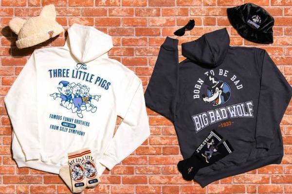 東京ディズニーリゾート「三匹の子ぶた」グッズ、東京ディズニーシーでは「タワー・オブ・テラー」グッズも