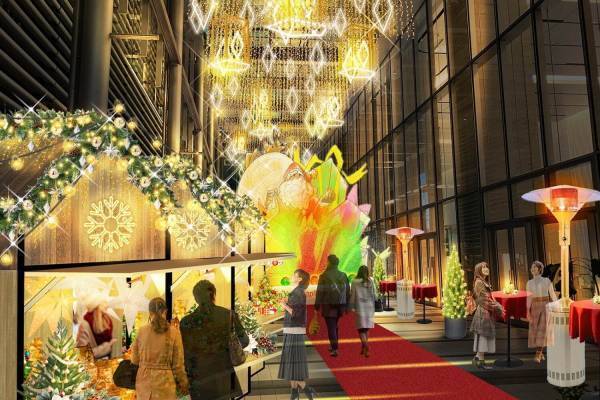東京ミッドタウン八重洲でクリスマスマーケット開催、アンティーク雑貨店やキッチンカーが出店