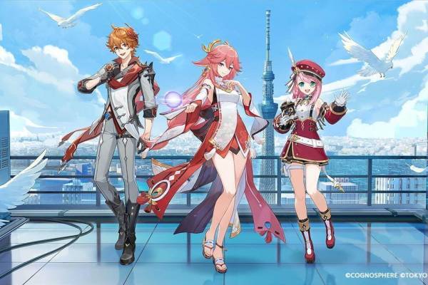 東京スカイツリー×「原神」描き下ろしイラストのフォトスポット＆展示、特別映像やコラボメニューも