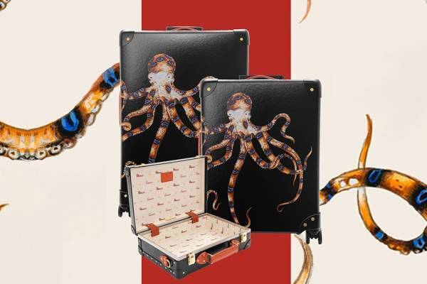 グローブ・トロッター×ジェームズ・ボンドの映画『007/オクトパシー』“蛸”を描いたキャリーケース